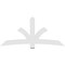 Ekena Millwork Davenport Architectural Grade PVC Gable Bracket, 84"W x 38 1/2"H x 2"D x 6"F, 11/12 Pitch GBP084X39X0206DAV00 - alternate 4